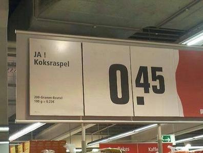 Nebenan im Real - hab überlegt den Job zu wechseln...