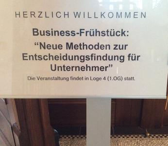 Hamburger Businessclub - Manfred und ich laden zum Frühstück 
