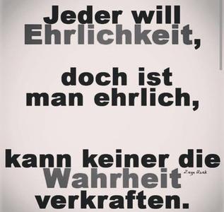 Wahre Worte leider allzu wahr 